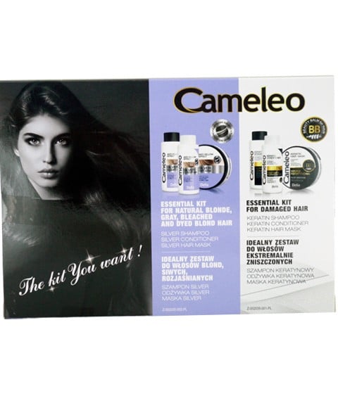 KIT ESSENTIEL CAMELEO POUR CHEVEUX BLOND GRIS NATURELS ET TEINTS