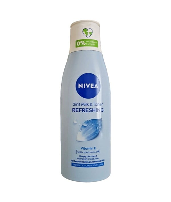 LAIT ET TONIQUE RAFRAÎCHISSANTS 2 EN 1 NIVEA 