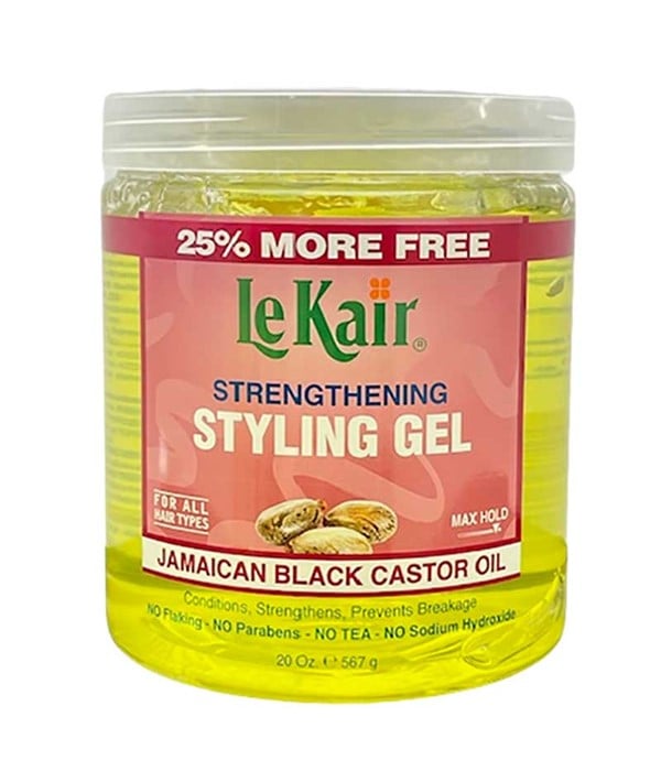 LEKAIR JAMAICAN BLACK CASTOR OIL GEL COIFFANT RENFORCANT