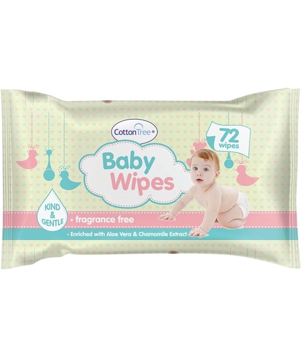 LINGETTES POUR BÉBÉ COTON TREE 