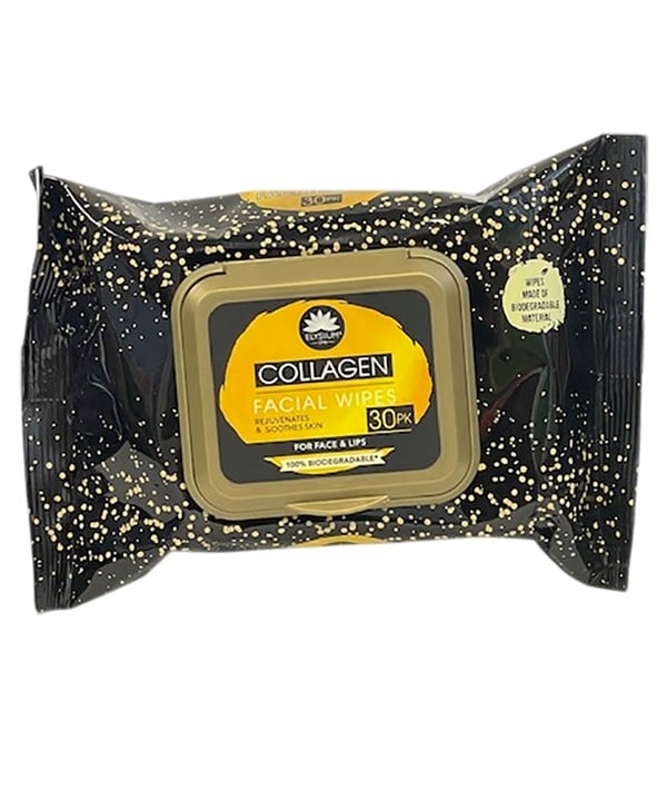 LINGETTES POUR LE VISAGE AU COLLAGÈNE ELYSIUM SPA 