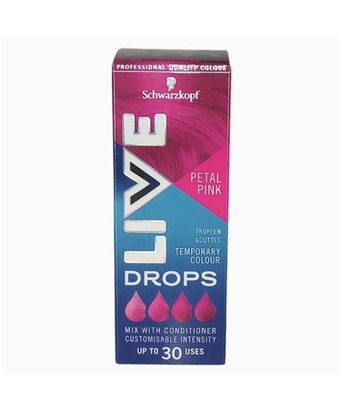 LIVE DROPS COULEUR TEMPORAIRE PÉTALE ROSE 