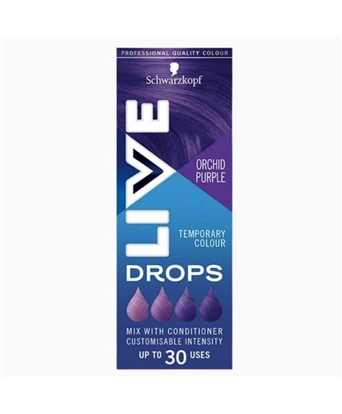 LIVE GOUTTES COULEUR TEMPORAIRE ORCHIDÉE VIOLET 