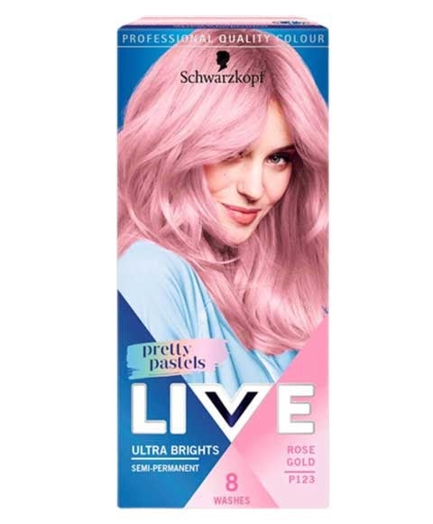 LIVE PRETTY PASTELS ULTRA BRIGHTS OR ROSE SEMI-PERMANENT