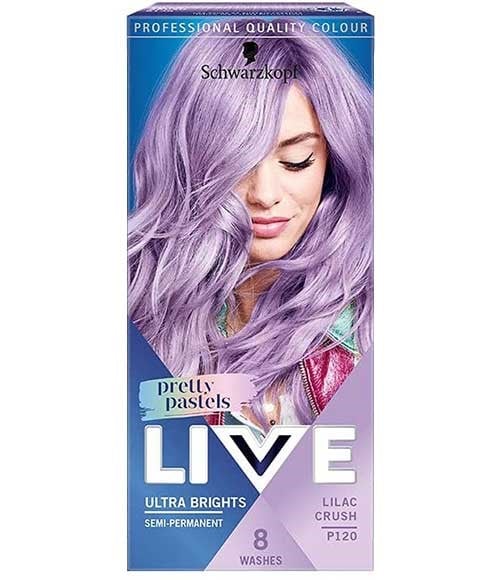 LIVE PRETTY PASTELS ULTRA BRIGHTS SEMI PERMANENT LILAS CRU