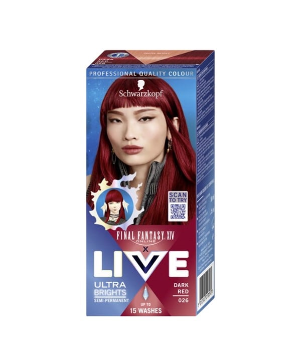 LIVE ULTRA BRIGHTS SEMI PERMANENT ROUGE FONCÉ 026 
