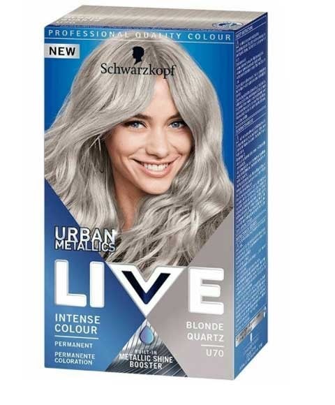 LIVE URBAN METALIC COULEUR PERMANENTE INTENSE U70 BLONDE QUA