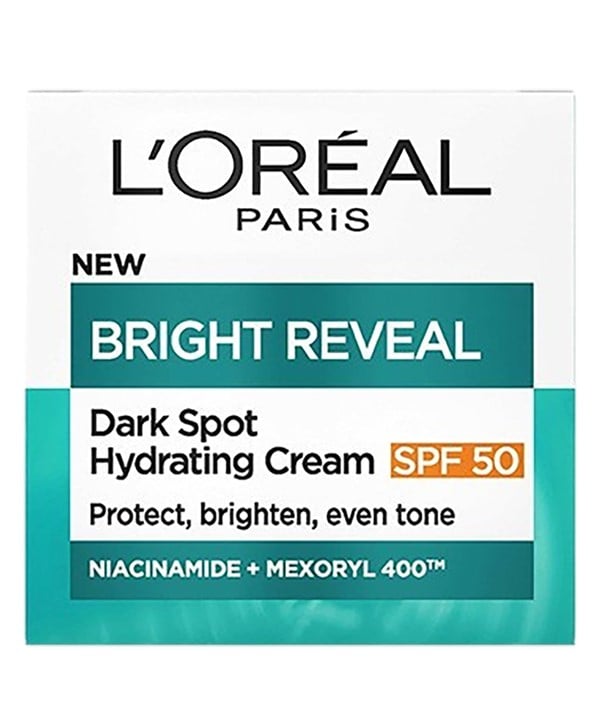 LOREAL BRIGHT REVEAL CRÈME HYDRATANTE ANTI-TACHES SPF 50 