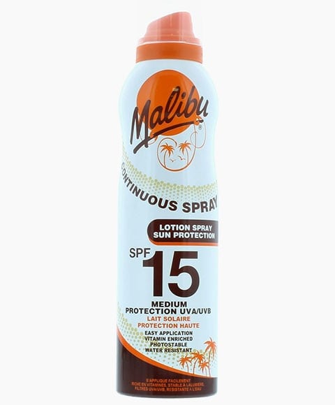 LOTION CONTINUE SPRAY SOLAIRE MOYENNE PROTECTION SPF15 