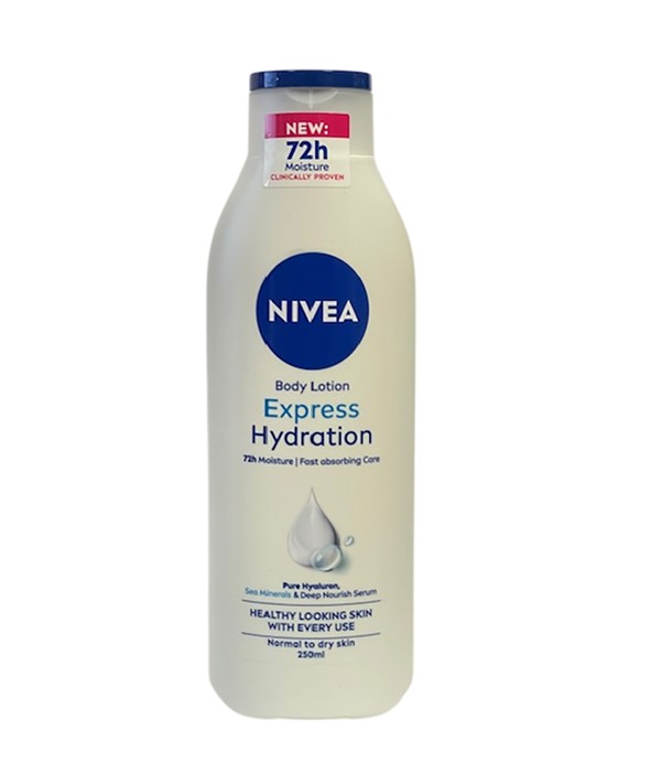 LOTION CORPS HYDRATATION 72H NIVEA EXPRESS