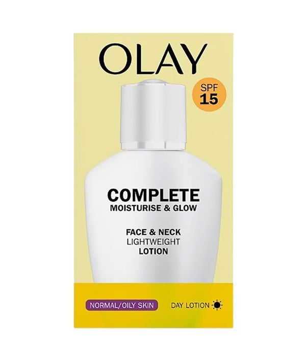 LOTION DE JOUR OLAY COMPLETE MOISTURE AND GLOW VISAGE ET COU S