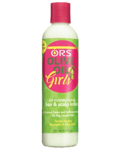 LOTION POUR CHEVEUX ET CUIR CHEVEUX POUR FILLES À L'HUILE D'OLIVE ORS 