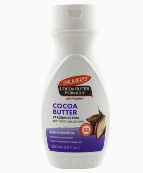 LOTION SANS PARFUM À LA FORMULE AU BEURRE DE CACAO 
