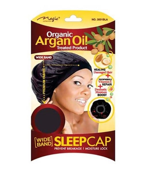 MAGIC COLLECTION BONNET DE SOMMEIL À L'HUILE D'ARGAN BIOLOGIQUE 3001