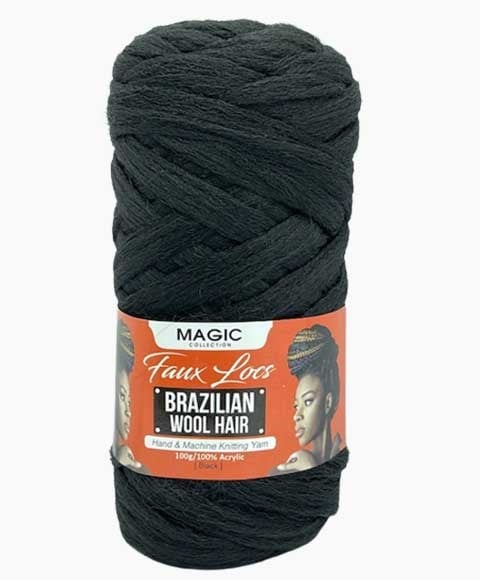 MAGIC COLLECTION FAUX LOS CHEVEUX EN LAINE BRÉSILIENNE NOIR