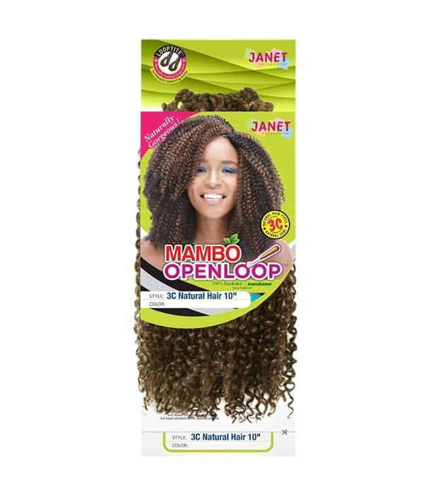 MAMBO OPEN LOOP 2X 3C TRESSE DE CHEVEUX NATURELS