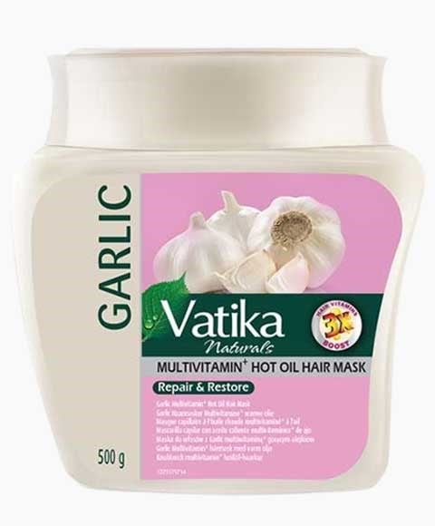 MASQUE CAPILLAIRE CONDITIONNANT EN PROFONDEUR À L'AIL VATIKA NATURALS