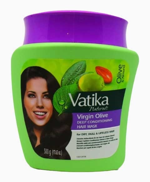 MASQUE CAPILLAIRE CONDITIONNANT EN PROFONDEUR À L'OLIVE VIERGE VATIKA NATURALS