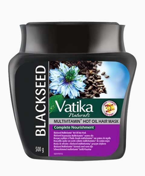 MASQUE CAPILLAIRE CONDITIONNANT EN PROFONDEUR AUX GRAINES NOIRES VATIKA NATURALS