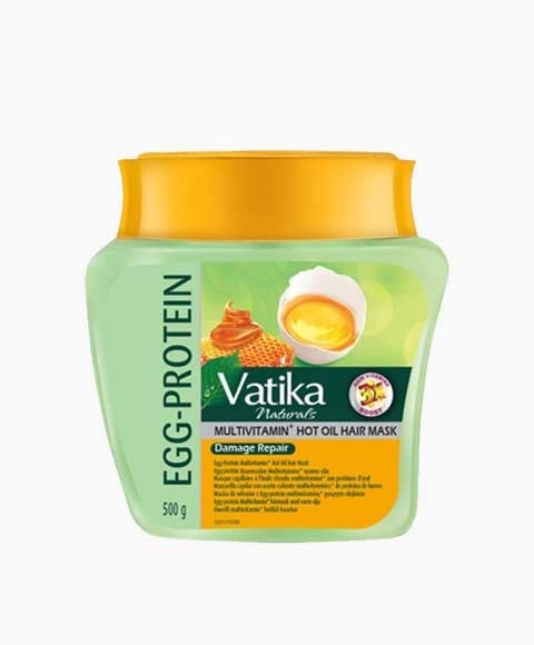 MASQUE CAPILLAIRE CONDITIONNANT EN PROFONDEUR AUX PROTÉINES D'OEUF VATIKA NATURALS
