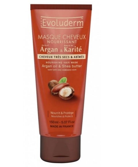 MASQUE CAPILLAIRE NOURRISSANT À L'HUILE D'ARGAN ET AU BEURRE DE KARITÉ