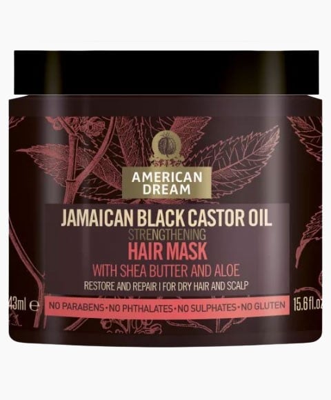 MASQUE CAPILLAIRE RENFORCANT À L'HUILE DE RICIN NOIR JAMAÏCAIN
