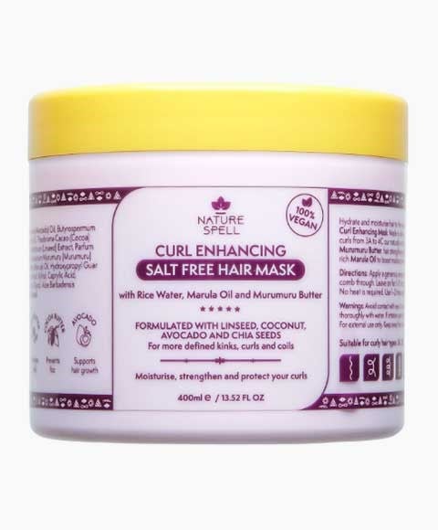 MASQUE CAPILLAIRE SANS SEL AMÉLIORANT NATURE SPELL CURL 