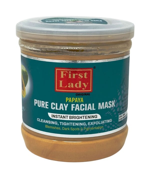 MASQUE FACIAL À L'ARGILE PURE DE PAPAYE 