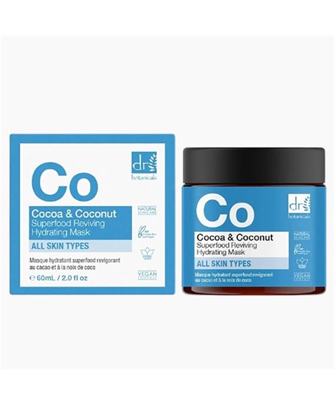 MASQUE HYDRATANT REVIVANT AUX SUPERALIMENTS AU CACAO ET À LA NOIX DE COCO 