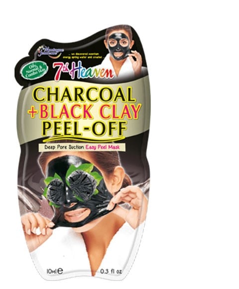 MASQUE PEEL OFF À L'ARGILE NOIRE AU CHARBON