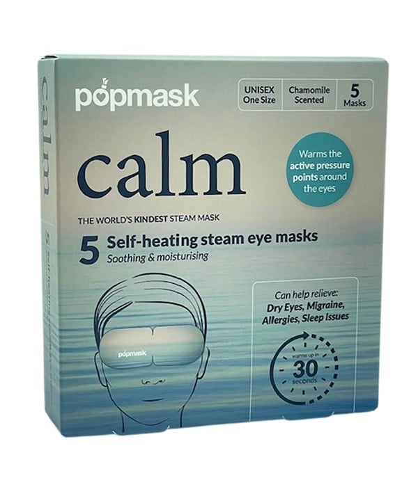 MASQUE POUR LES YEUX À VAPEUR AUTO-CHAUFFANT CALM 5