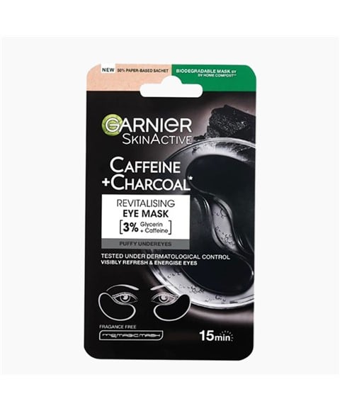 MASQUE REVITALISANT POUR LES YEUX AU CHARBON DE CAFÉINE SKIN ACTIVE