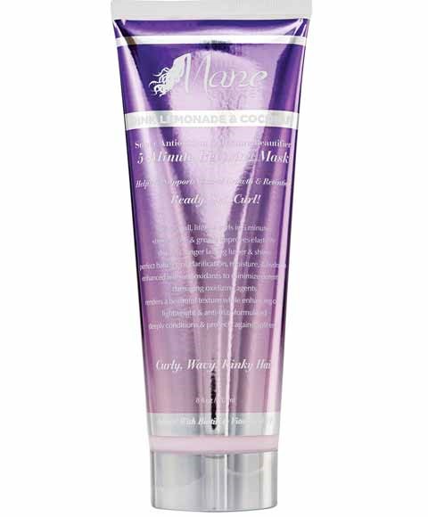 MASQUE REVIVANT 5 MINUTES À LA LIMONADE ROSE ET À LA NOIX DE COCO 