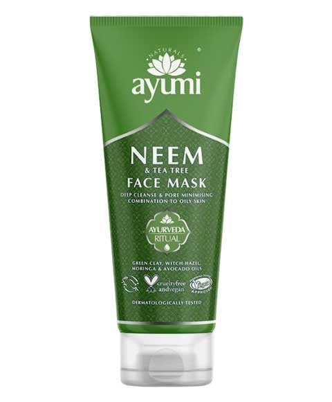 MASQUE VISAGE AU NEEM ET À L'ARBRE À THÉ AYUMI NATURALS