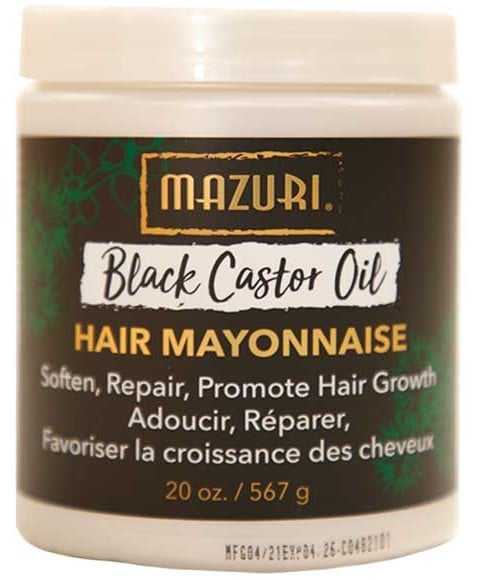 MAYONNAISE CHEVEUX À L'HUILE DE RICIN NOIRE MAZURI