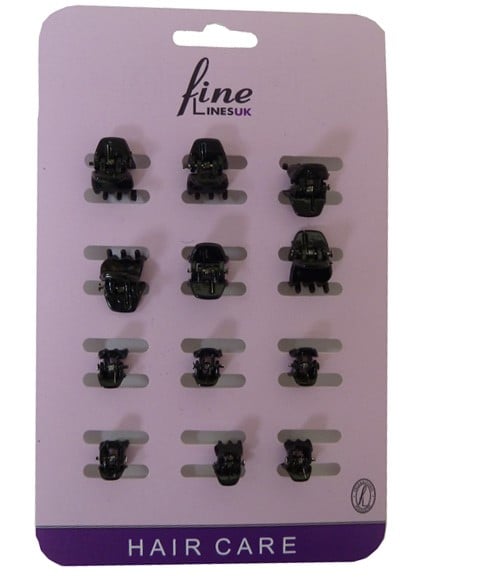 MINI CLIPS À GRIFFES FINE LINESUK 6202 ASSORTIS