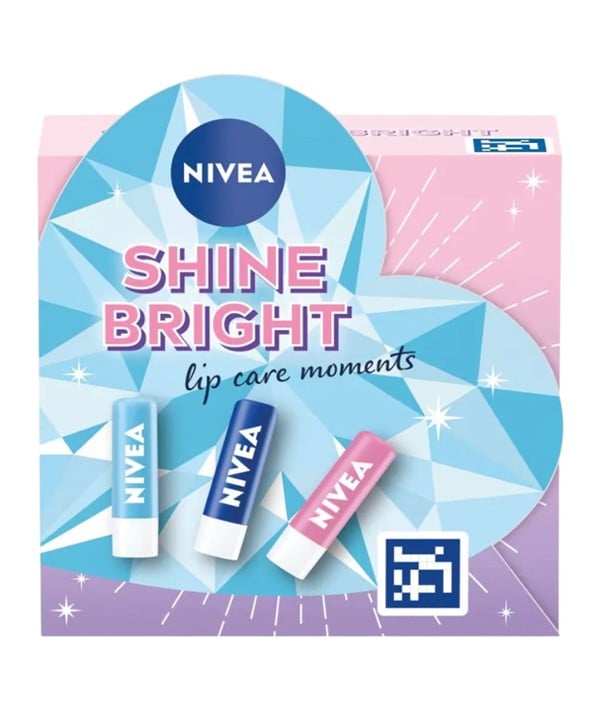 MINI COFFRET CADEAU SHINE BRIGHT LIP CARE MOMENTS 