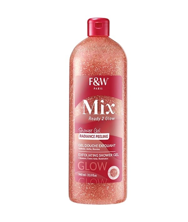 MIXER LE GEL DOUCHE EXFOLIANT PRÊT À ÉCLAIRER