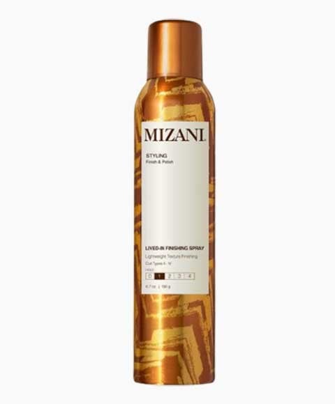 MIZANI A VIVÉ DANS UN SPRAY DE FINITION À TEXTURE LÉGÈRE