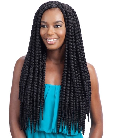 MODÈLE MODÈLE 2 X TRESSE JUMBO TWIST 