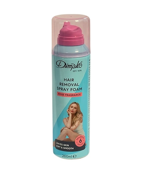 MOUSSE EN SPRAY ÉPILANT DIMPLES AU PARFUM DE ROSE 