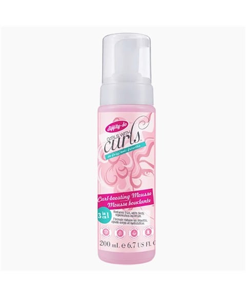 MOUSSE RENFORÇANTE DE BOUCLES POUR FILLES AVEC DES BOUCLES 