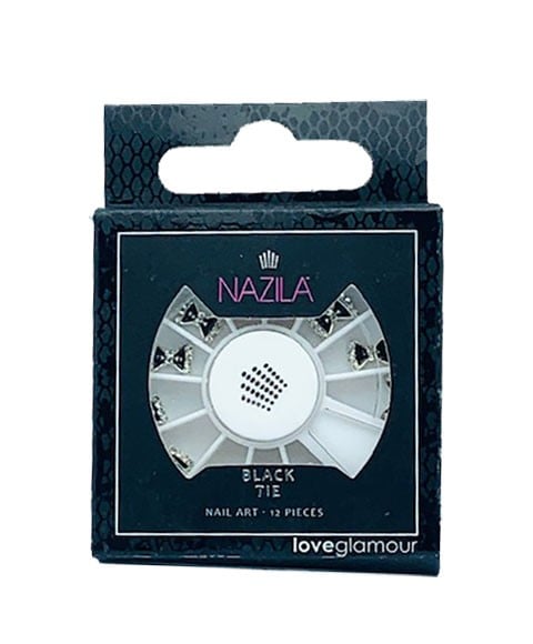 NAIL ART CHARM CRAVATE NOIRE