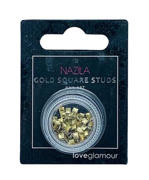 NAIL ART CHARM GOUTONS CARRÉS D'OR