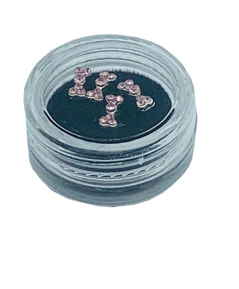 NAIL ART CHARM ROSE GLISTEN