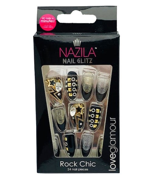 NAIL GLITZ LOVE GLAMOUR ROCK CHIC
