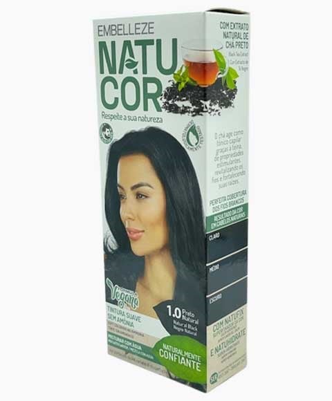NATUCOR VEGAN COULEUR PERMANENTE SANS AMMONIAQUE 1.0 NATUREL BLA