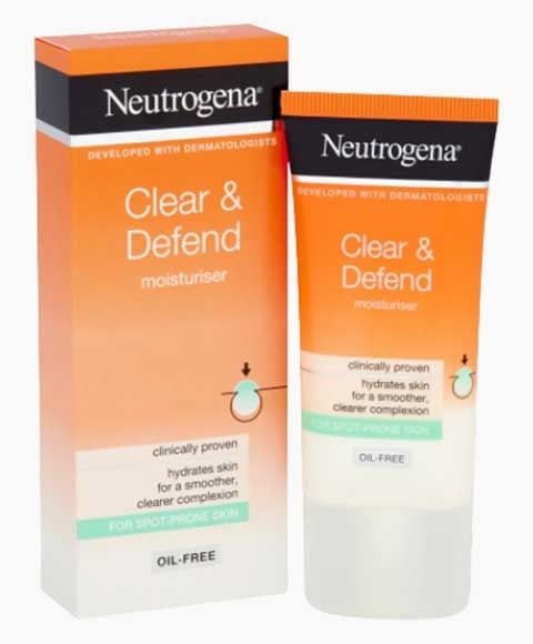NEUTROGENA CLEAR AND DEFEND HYDRATANT SANS HUILE