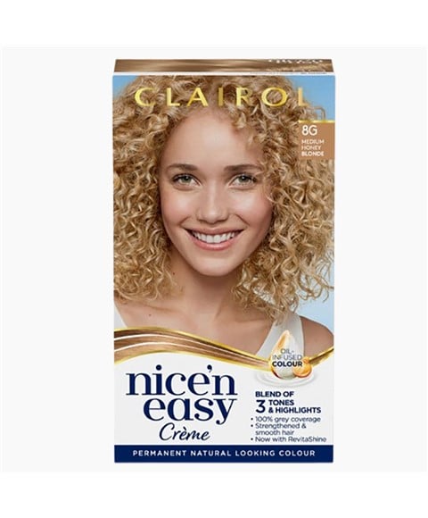 NICE N EASY CREME COULEUR PERMANENTE 8G BLOND MIEL MOYEN