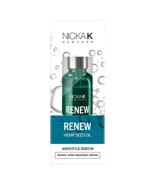 NICKA K RENEW SÉRUM À AMPOULE D'HUILE DE GRAINES DE CHANVRE 